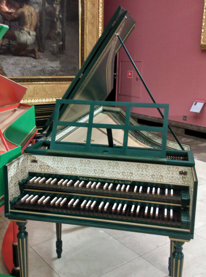 Koncertowy instrument dwumanuałowy - kopia wg Ruckersa/Blancheta z roku 1765